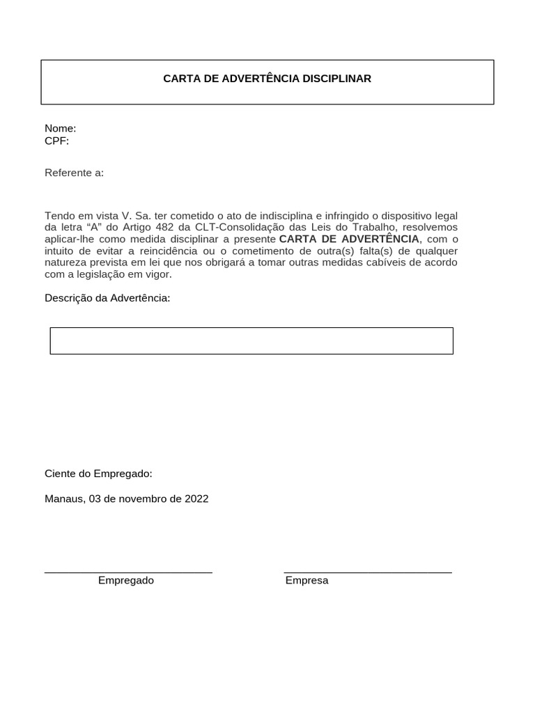 carta-de-advert-ncia-disciplinar-clt-pdf
