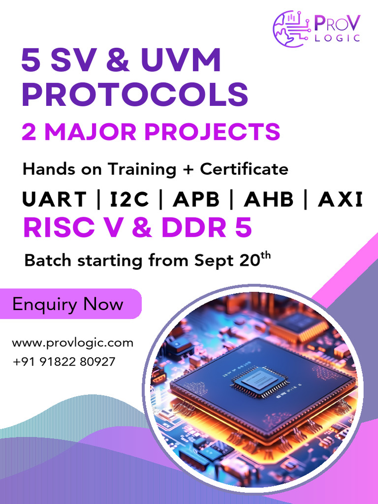 SV & UVM Protocols Training Course | PDF | System On A Chip | Central ...