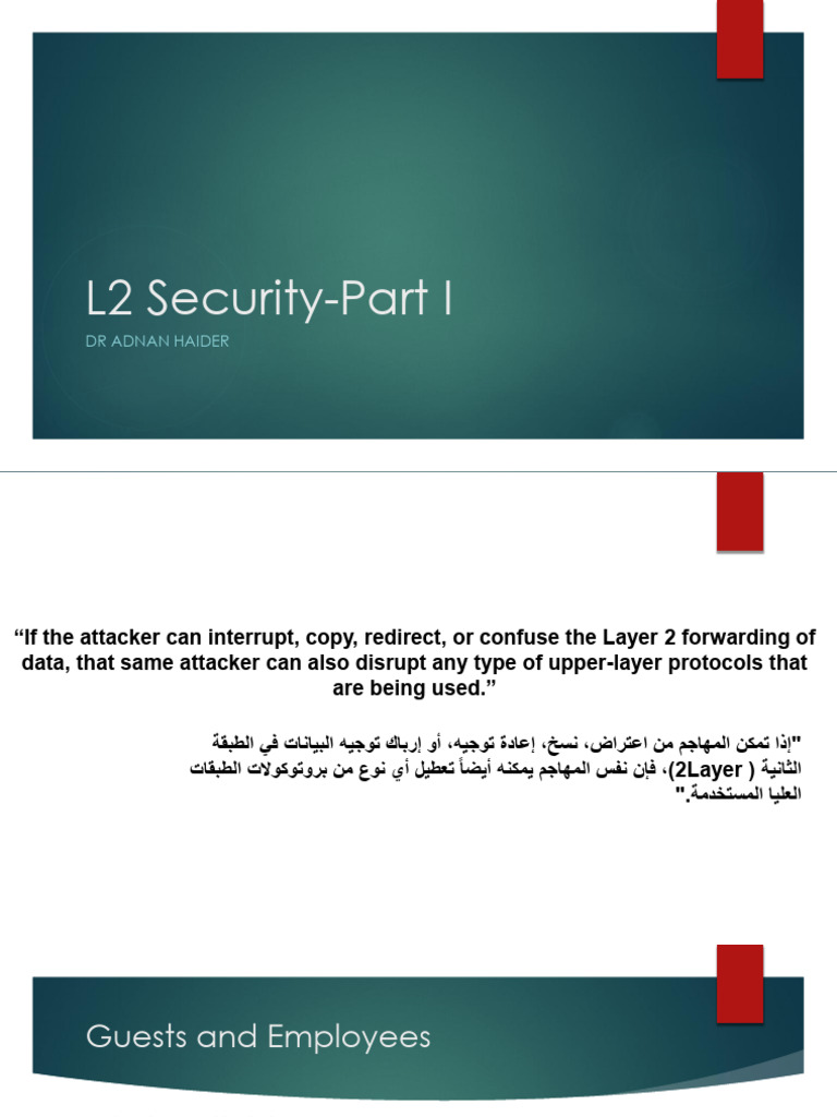 L2 Security Ar | PDF