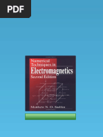 洋書 Numerical Techniques in Electromagnetics Numerical Techniques in Electromagnetics with MATLAB