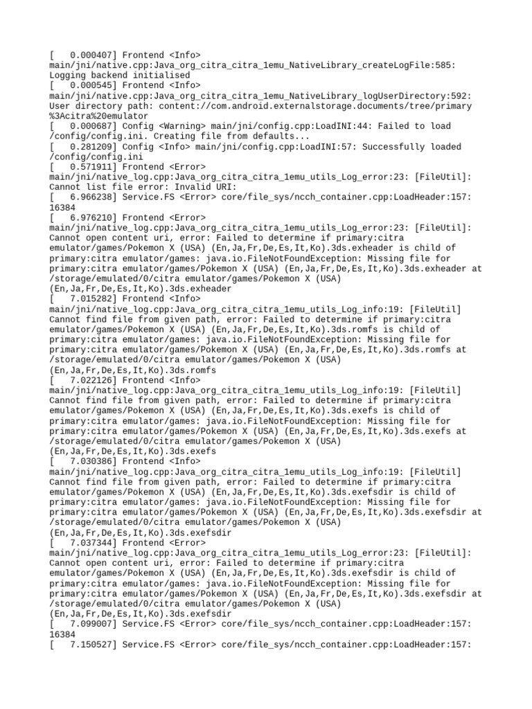 Citra Log - Txt.old | PDF | Computer Architecture | Computing