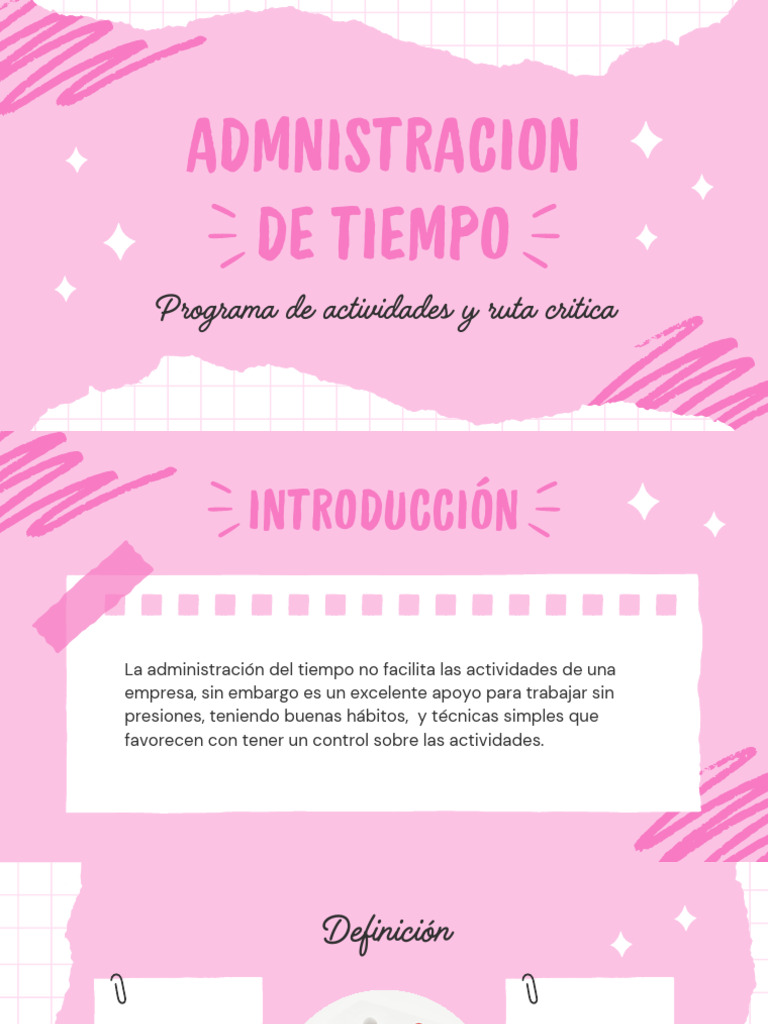 Optimización de la Administración del Tiempo | PDF | Gestión del tiempo ...