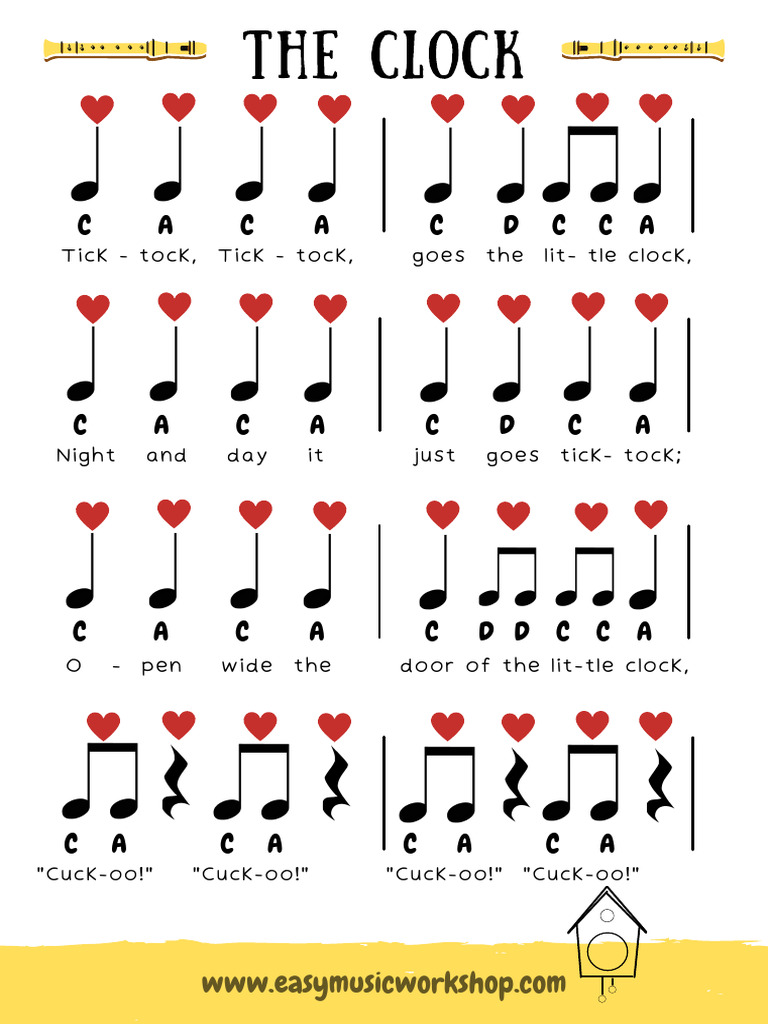 Children's Song: The Clock Lyrics | PDF
