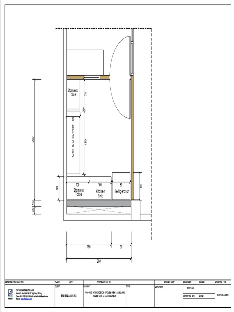 Commercial Kitchen Plan 02 | PDF