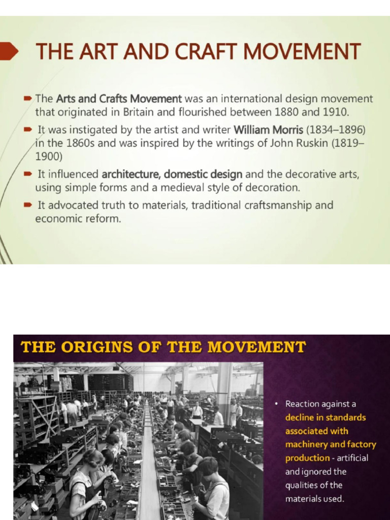 Art and Craft Movement | PDF