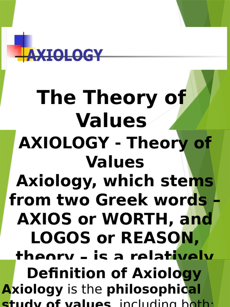 Axiology: History and Key Concepts | PDF | Ancient Greek Philosophy ...