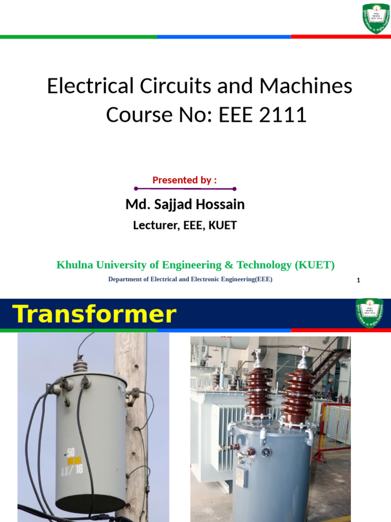 Transformer Components and Functions | PDF | Transformer | Inductor