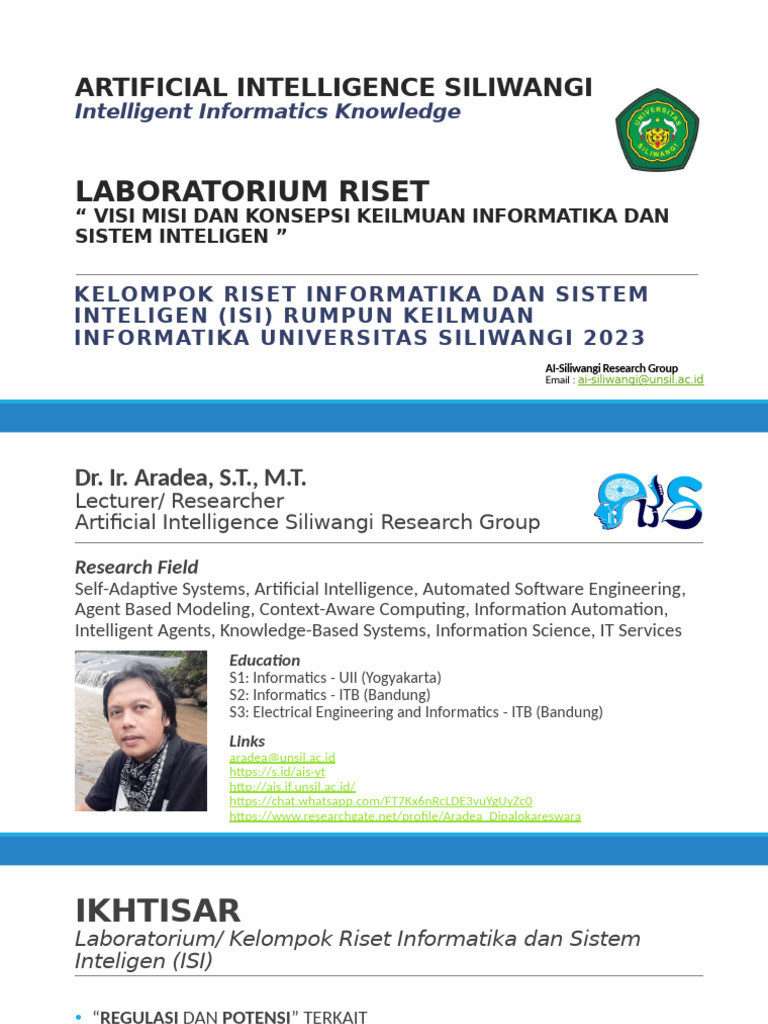 2023 Laboratorium Riset KK ISI-2 | PDF