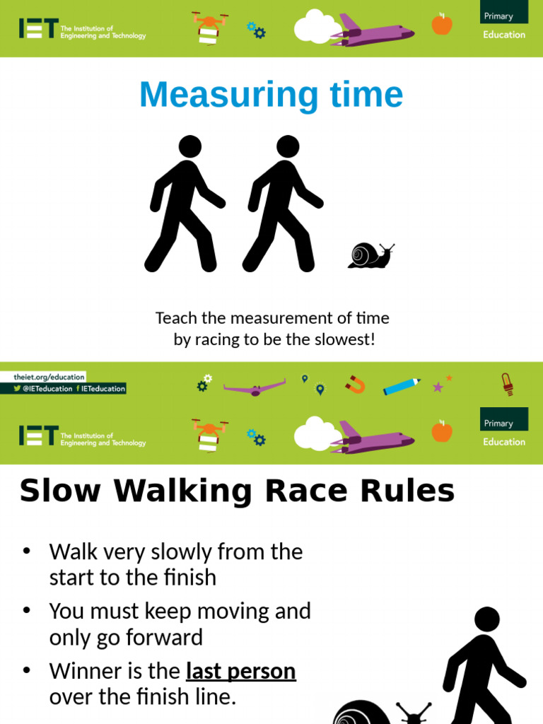 Slow Walking Race: Measurement Guide | PDF