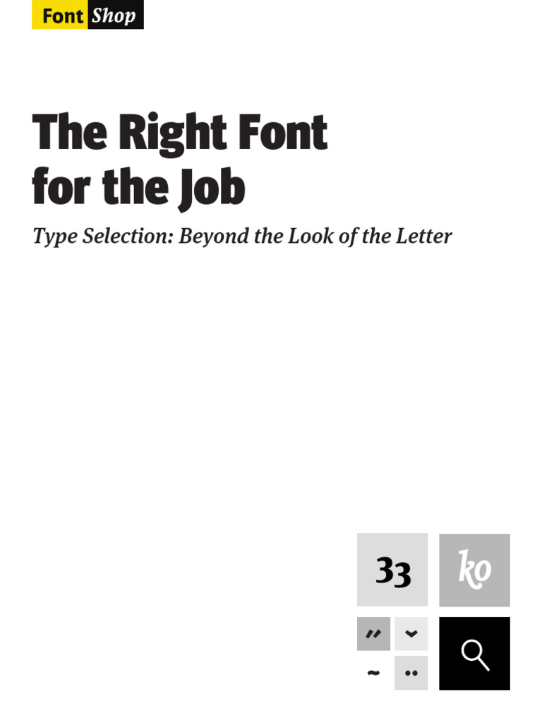 Choosing the Right Font for Design | PDF | Typefaces | Writing