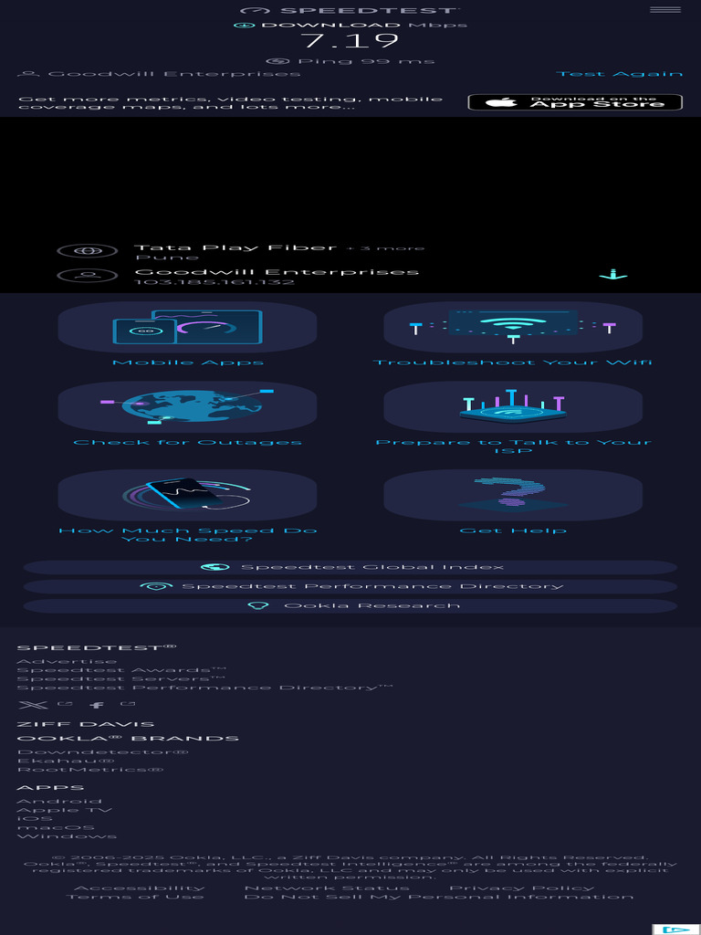 Ookla Speed Test Overview | PDF