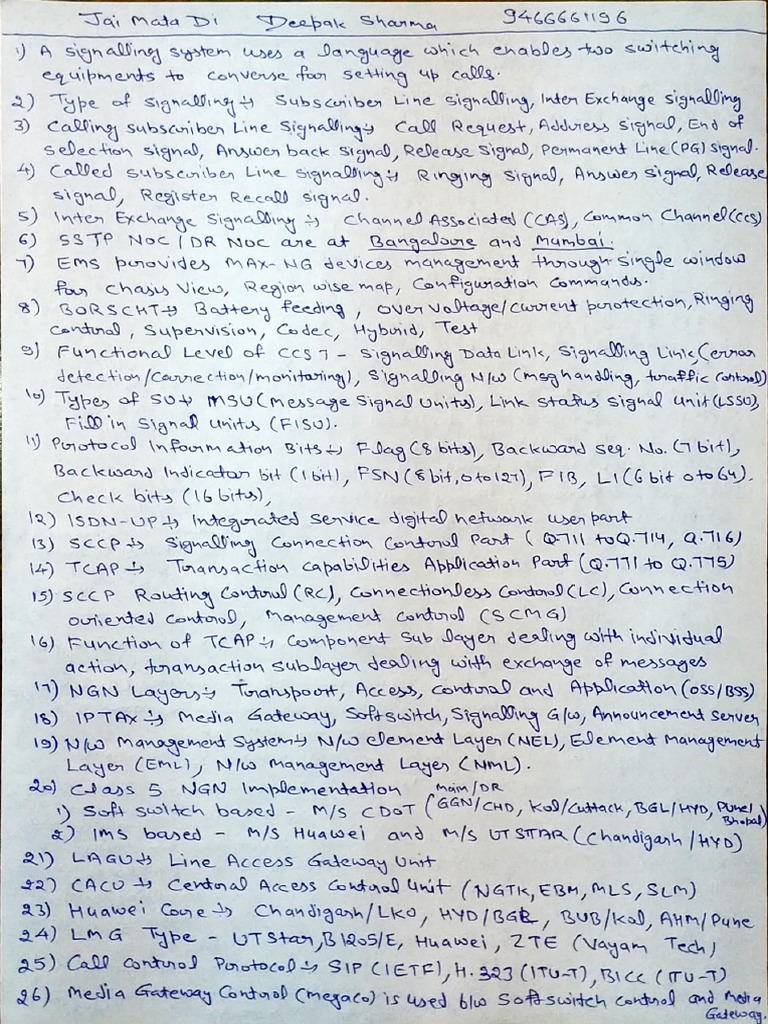 Switching One Liner 1 Deepak Sharma | PDF