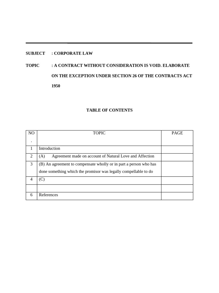 Exceptions to Void Contracts in Law | PDF | Consideration | Indemnity
