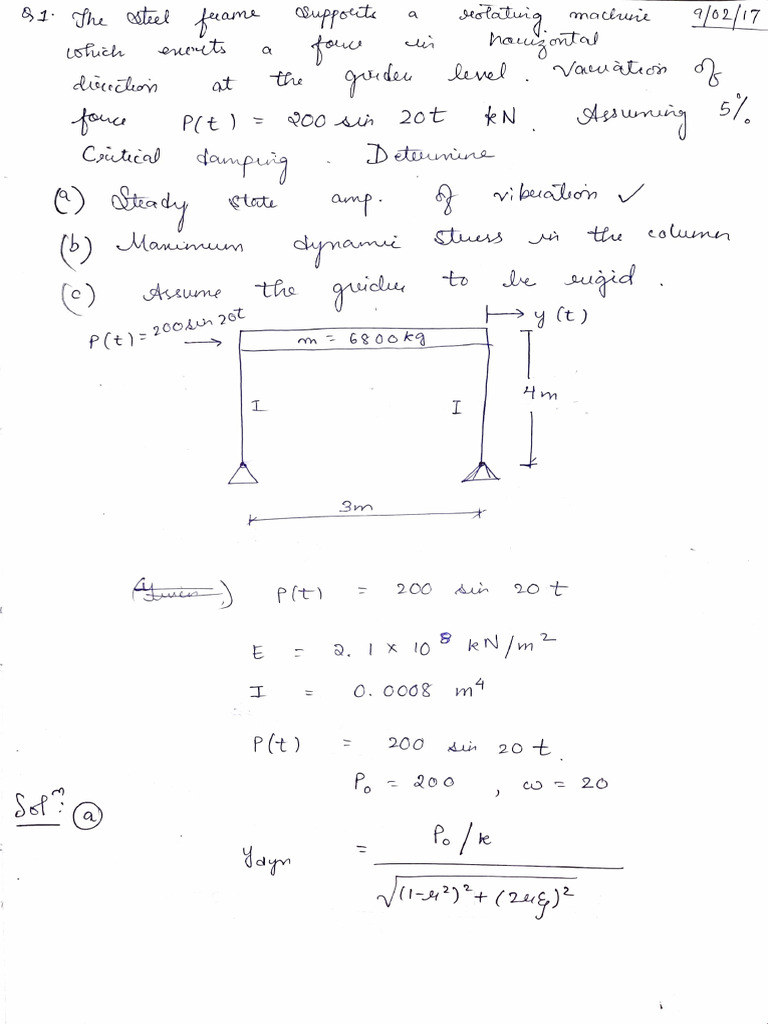 Vibration Analysis and Calculations | PDF
