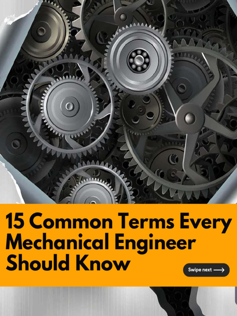 Key Mechanical Engineering Terms Explained | PDF