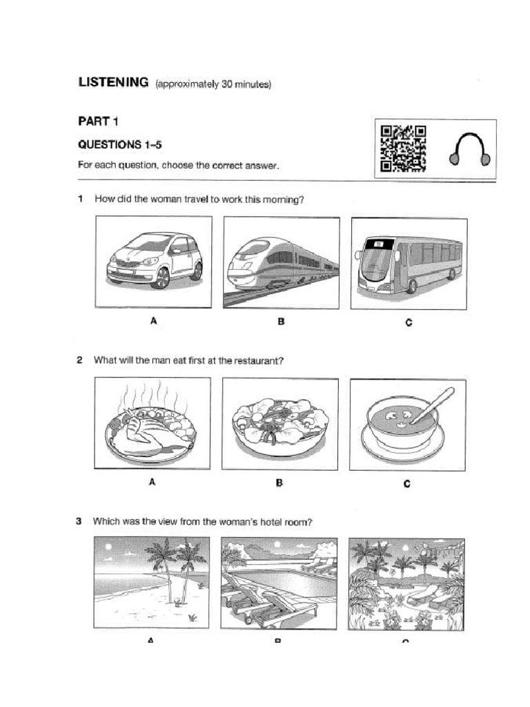 Listening Practice 1 | PDF