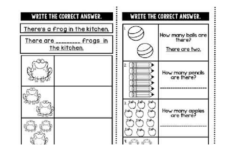 How Many Worksheet2 | PDF