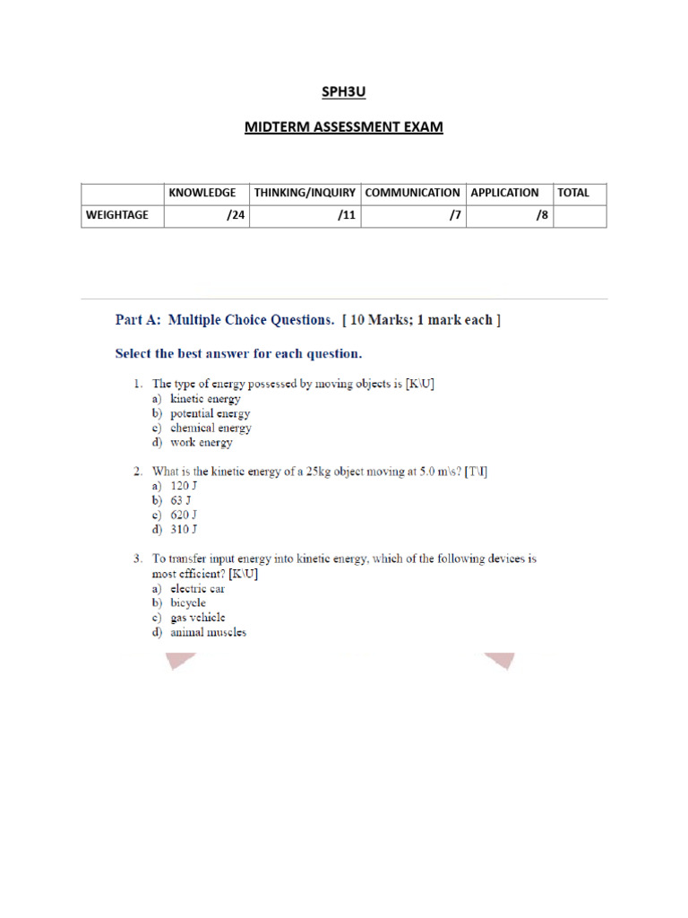 U3 Test | PDF