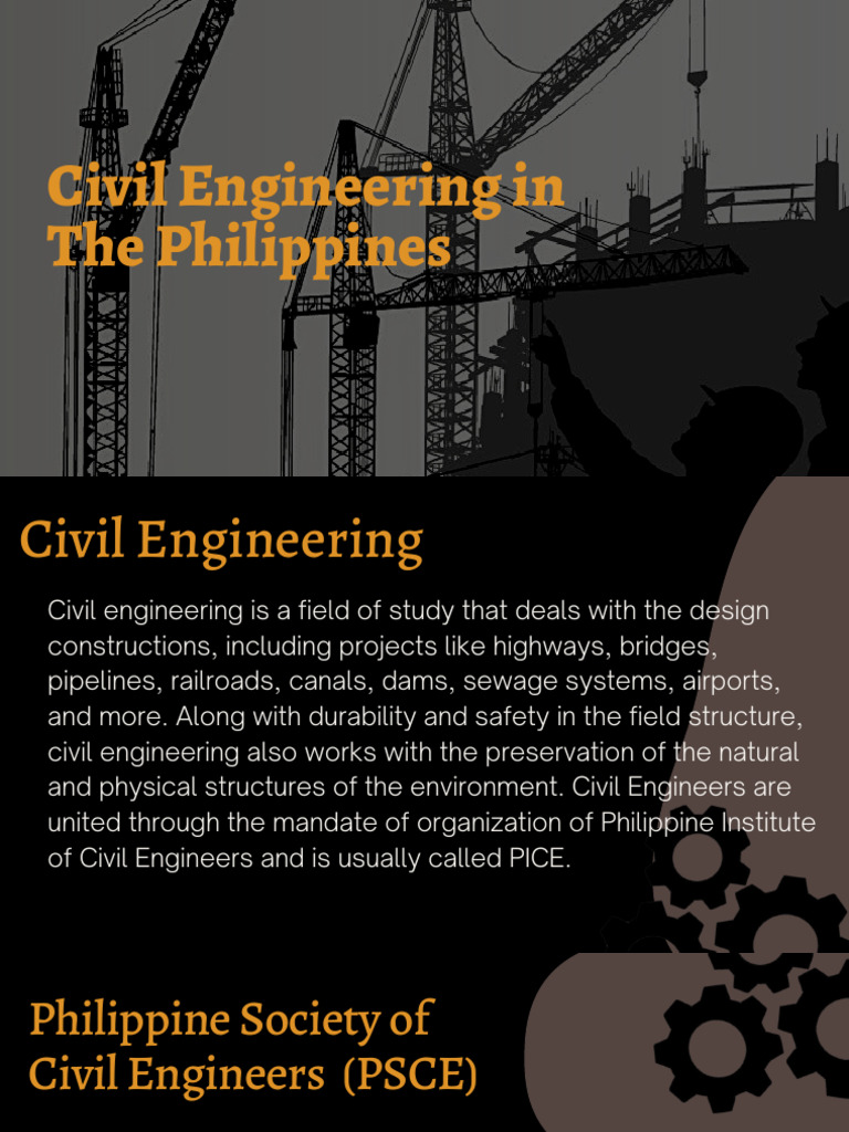Overview of Civil Engineering in the Philippines | PDF | Geotechnical ...