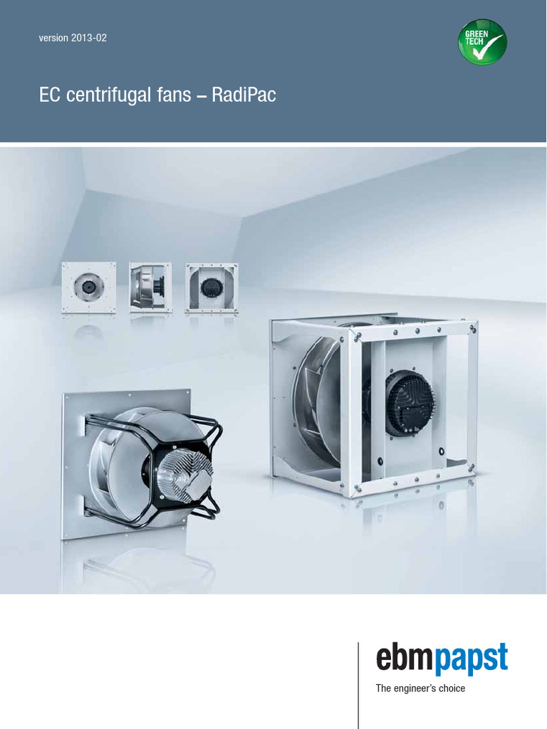 Ebmpapst - Ec Plug Fan - Radipac | PDF | Environmental Technology ...