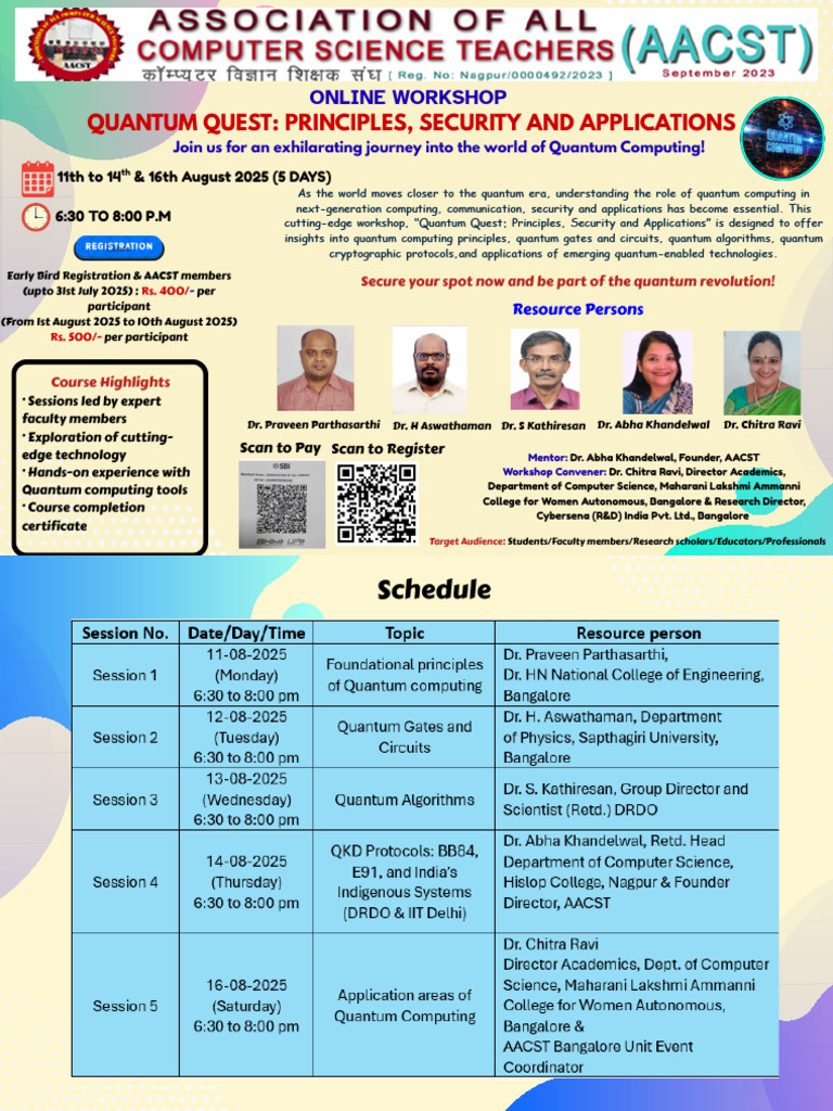 Quantum Quest Workshop Registration | PDF | Quantum Computing | Computing