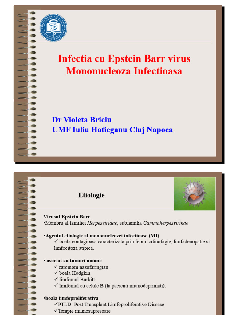 Epstein-Barr Virus and Infectious Mononucleosis | PDF