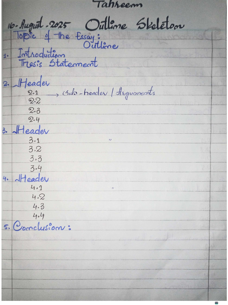 Tahreem (Outline) | PDF