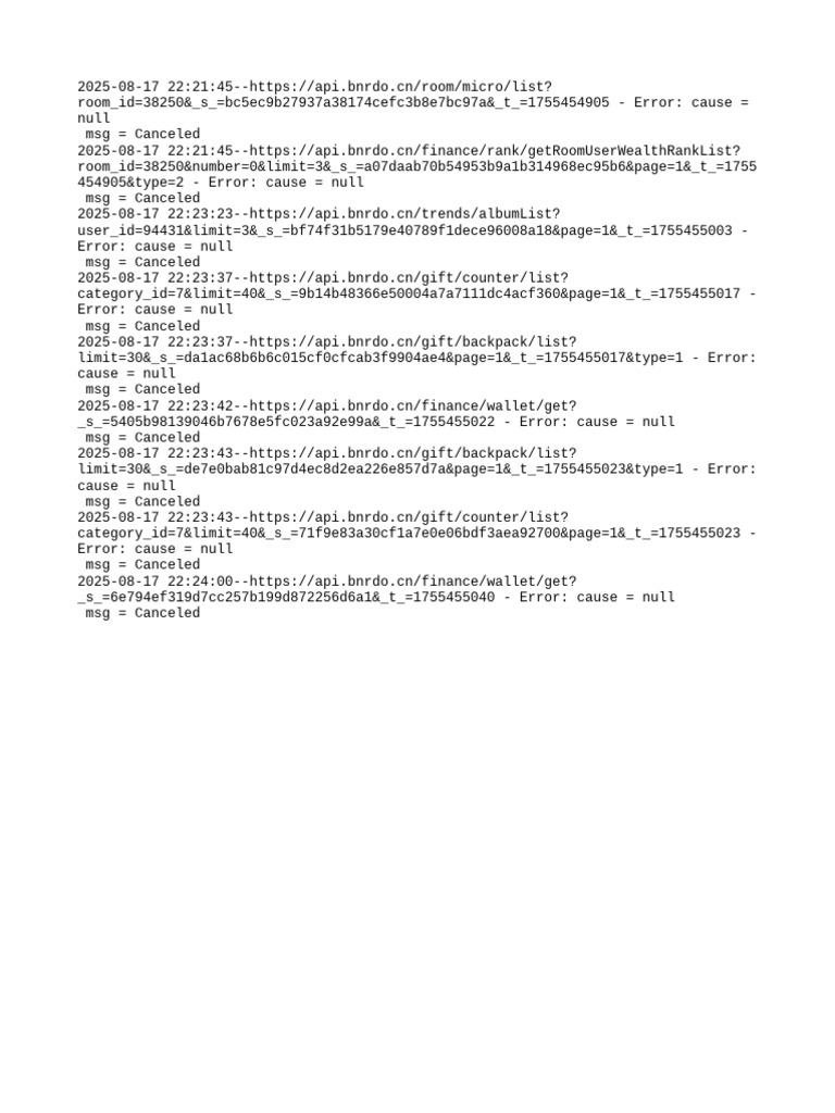 Error Log | PDF