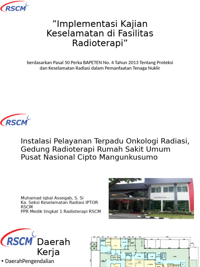 Kajian Keselamatan Radioterapi RSCM | PDF