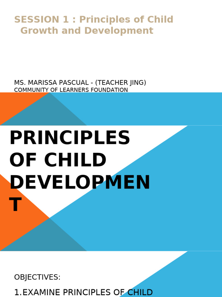 Principles of Child Development Insights | PDF | Child Development ...
