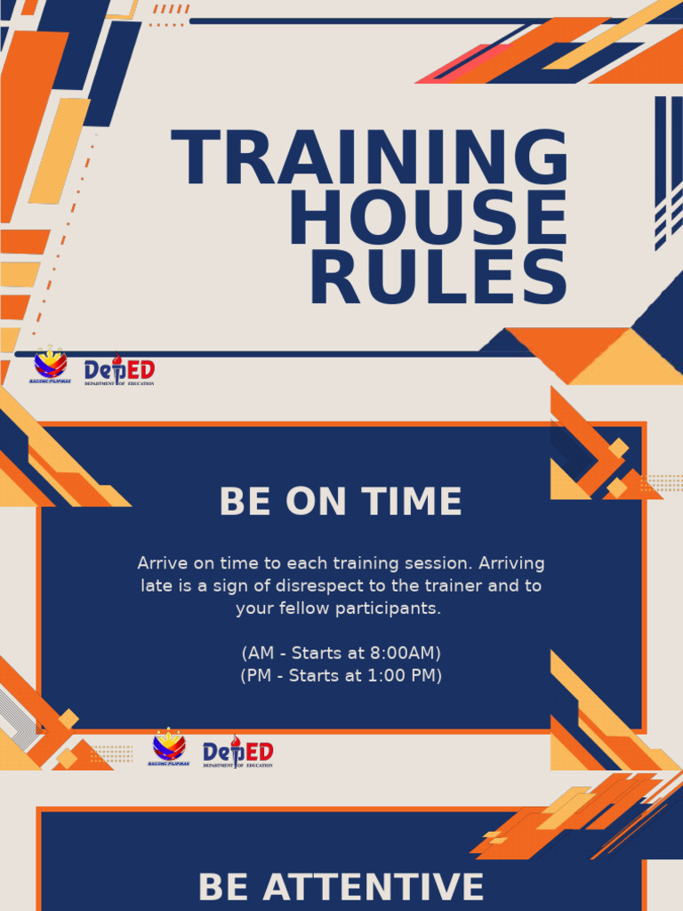 Training Session House Rules | PDF