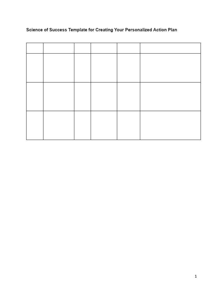 Action Plan Template | PDF
