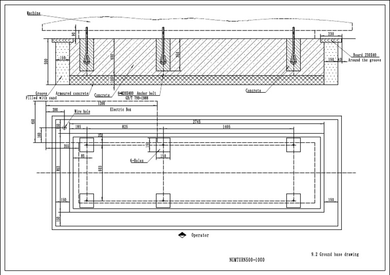 Numturn-500-1000 - 180160 Ground Base Drawing | PDF