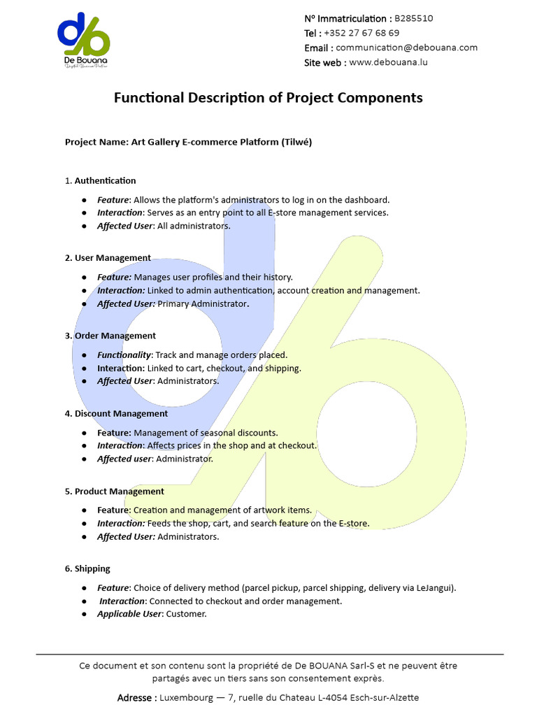 Art Gallery E-commerce Platform Features | PDF | Point Of Sale | Computing