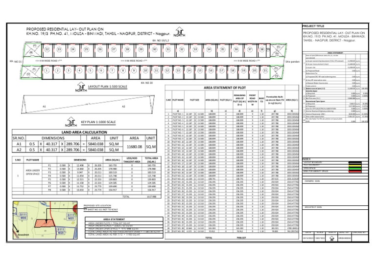 Residential Layout Plan for Nagpur | PDF