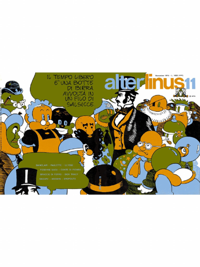 Alter Linus A01 n11 Suppl. Linus 11 &-40 Milano Libri 1974-11&41 (c2c ...