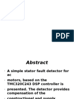 Simple Stator Fault Detector For AC Motors: Click To Edit Master Subtitle Style