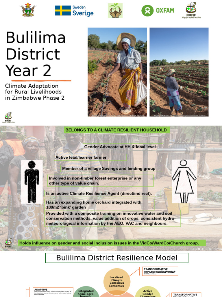 Bulilima Climate Resilience Strategies | PDF | Agriculture | Climate ...