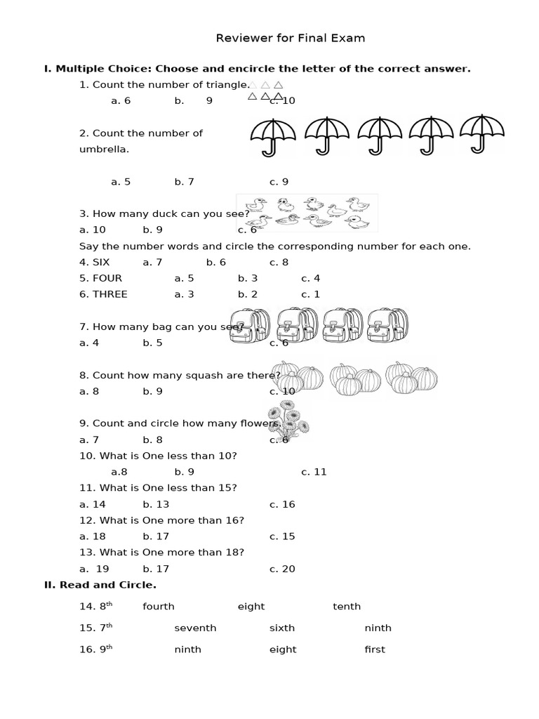 Final Exam Review: Math & Counting | PDF | Chess Openings | Chess Theory