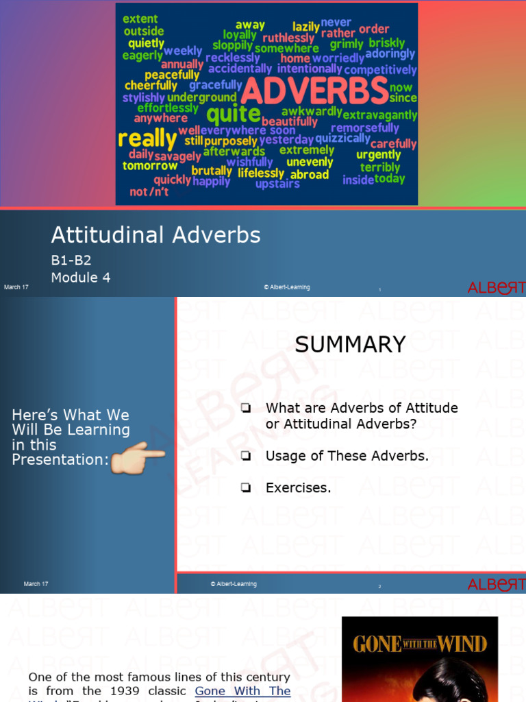 Understanding Attitudinal Adverbs | PDF