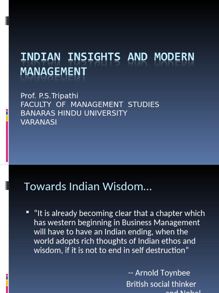 Indian Management Insights and Wisdom | PDF | Gross Domestic Product ...