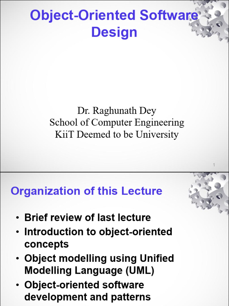 Object-Oriented Software Design Concepts | PDF | Method (Computer ...