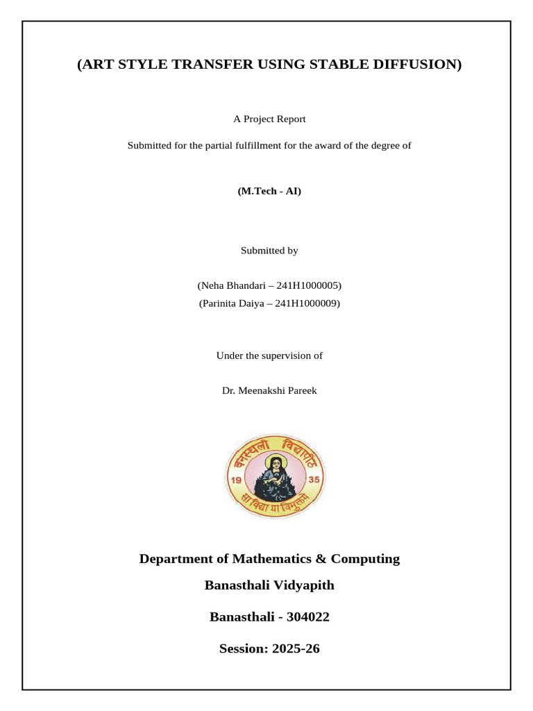 Project Report Mtech Ai | PDF | Machine Learning