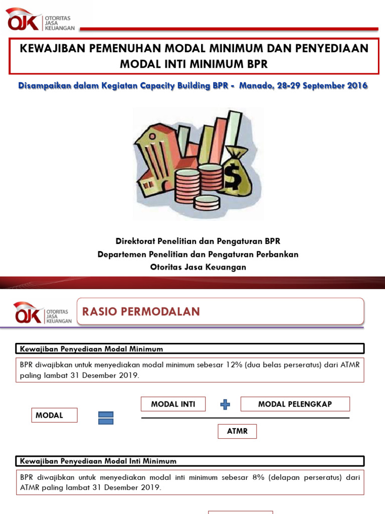 Kewajiban Modal Minimum BPR 2019 | PDF