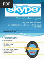 Download Skype Presentation by Julie Niles Petersen SN90487352 doc pdf