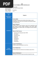 FORMAT RPP Deep Learning - PM Tahun 2025-2026 | PDF