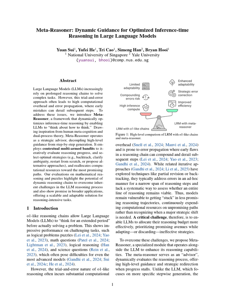 Meta-Reasoner Dynamic Guidance For Optimized Infer | PDF | Learning ...