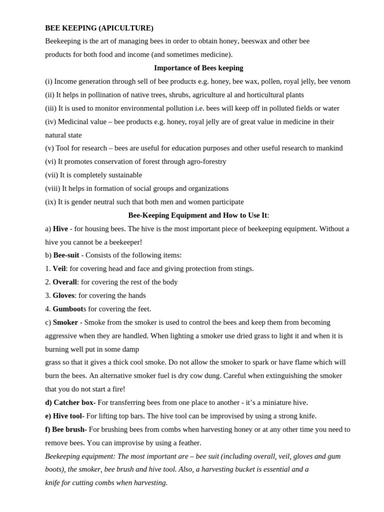 Essential Guide to Beekeeping Basics | PDF | Honey Bee | Beehive
