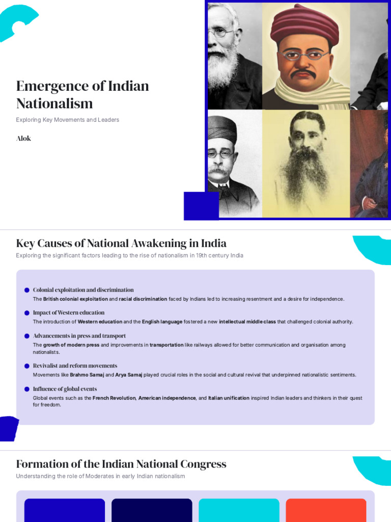 Rise of Nationalism in 19th Century India | PDF | British Raj | Indian ...