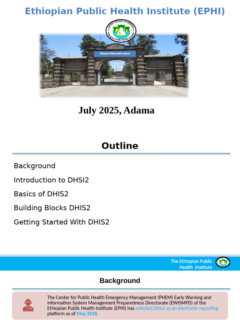 DHIS2 Training for EPHI Users | PDF | Data | Computing